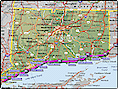 I-95 Connecticut map