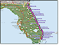 I-95 Florida map