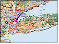 I-95 New York map
